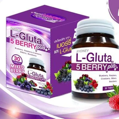 L-Gluta 5 Berry Plus Whitening Skin Anti Aging Vitamin