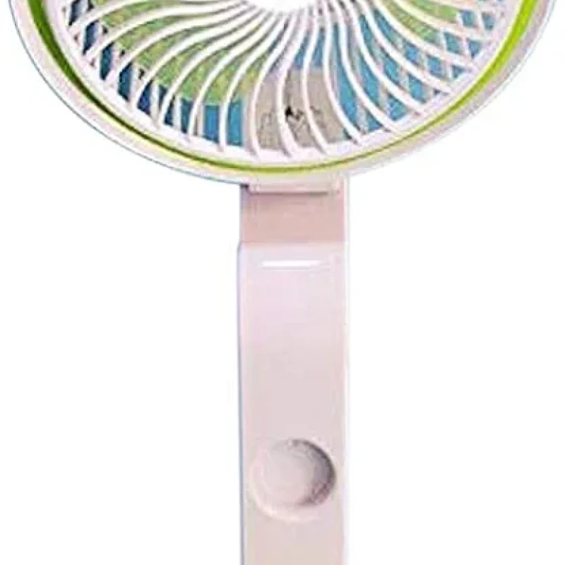 Folding Rechargeable Fan With High power flash Light