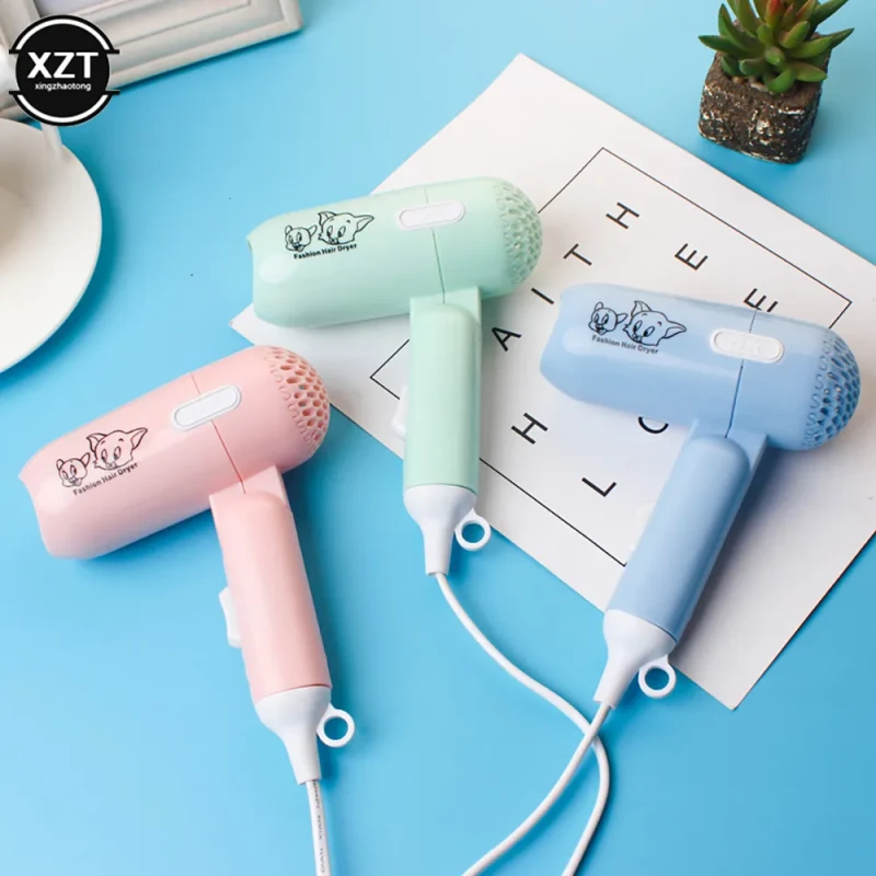Portable mini hair dryer multicolor