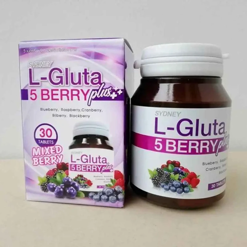 L-Gluta 5 Berry Plus Whitening Skin Anti Aging Vitamin